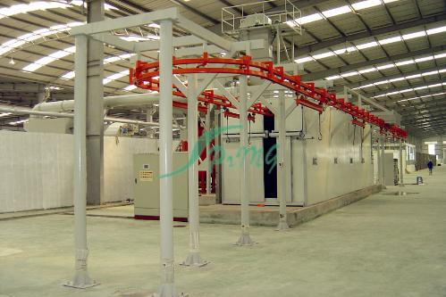 越南美越公司電熱水器內(nèi)膽噴砂線(xiàn) 越南美越公司電熱水器內(nèi)膽噴砂線(xiàn)